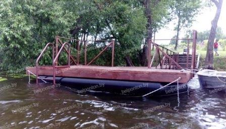 строительство причалов на пластиковых понтонах